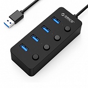 USB Хаб ORICO W9PH4-U3-V1-BK-PRO